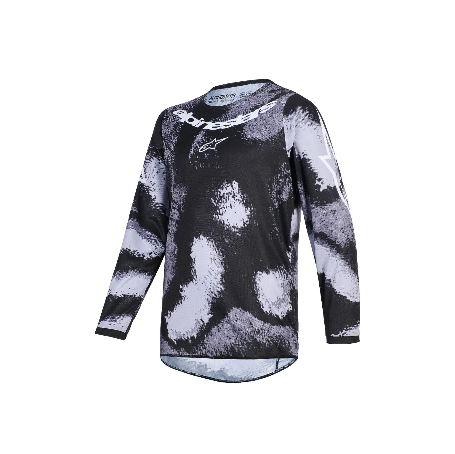 Alpinestars 2026 Youth Fluid Lahnd Motocross Jersey Iron Camo